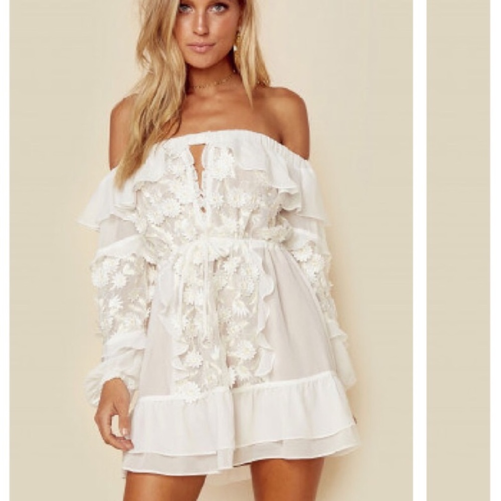 For love and lemons Carolina Off Shoulder Dress